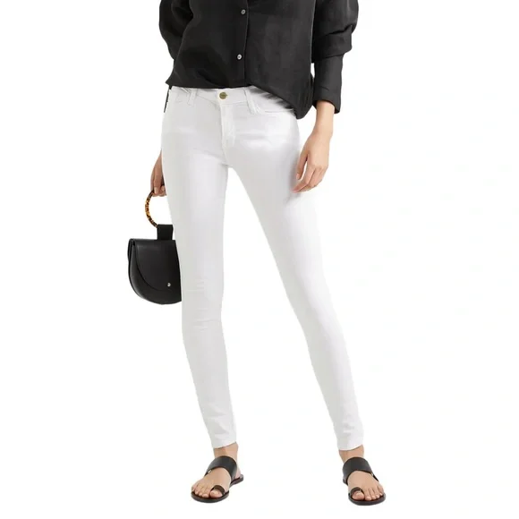 FRAME Le Skinny Jeanne Crop mid-rise skinny jeans - Picture 1 of 6